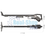 Пылесос вертикальный DEERMA Combo DX700S серый/черный, питание от сети, 210 Вт, уборка сухая, пылесборник 0.8 л