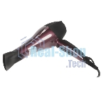 Фен Delta DL-0937 черный/бордовый, 2000 Вт, ионизация