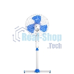 Вентилятор напольный Maxvi FS1645 white-blue