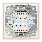 Выключатель 1-кл. СП ZIMA IP20 10А безвинт. зажим слон. кость LEZARD 704-9088-100QC