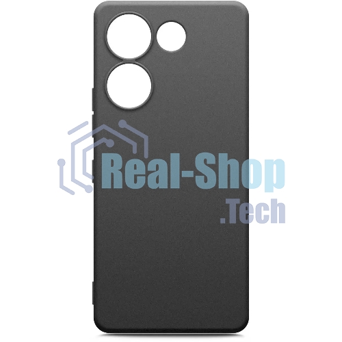 Чехол (клип-кейс) BoraSCO для Tecno Camon 20 (4G)/20 Pro (4G) Silicone Case черный (72054)