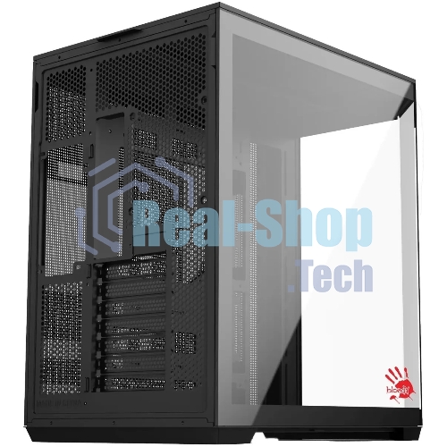 Компьютерный корпус Bloody BD-CC109 черный без БП ATX 10x120мм 2xUSB3.0 audio