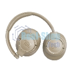 Беспроводные/проводные наушники JBL Tune 730BT бежевый, полноразмерные, Bluetooth + проводной, быстрая зарядка