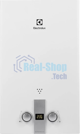 Водонагреватель газовый Electrolux GWH 10 High Performance Eco белый, проточный, 10 л/мин, 20 кВт