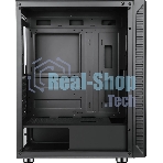 Компьютерный корпус Accord 3501 черный без БП ATX 2xUSB 2.0 1xUSB 3.0 1xUSB3.1 audio bott PSU