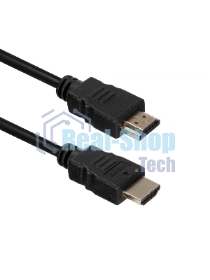 Кабель ACD-DHHM1-50B HDMI 1.4, Golden Plated,19m/19m, черный, 5м