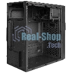 Компьютерный корпус Minitower ExeGate BAA-105-01-UNS450 (mATX, БП UNS450 с вент. 12см, 2*USB, аудио, черный)