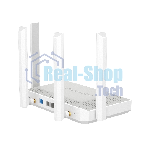 Гигабитный интернет-центр Netcraze Hopper 4G+ (NC-2312) с модемом 4G+, двумя слотами для SIM-карт, Mesh Wi-Fi 6 AX3000, 5-портовым Smart-коммутатором и многофункциональным портом USB 3.0