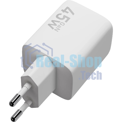 Сетевое зарядное устройство Defender UPA-145 45W, USB A+C, белый