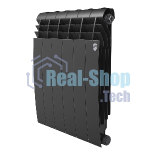 Радиатор биметаллический Royal Thermo BILINER B 500 черный - 6 секц.