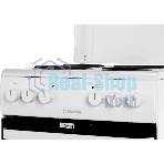 Плита электрическая Hansa FCEW54120 белый, конфорок 4 шт, духовка 62 л, 50 см x 85 см x 60 см