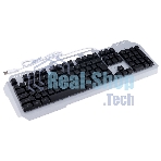 Клавиатура Gembird KB-G710M-S проводная, USB Type-A, чёрный/серебристый
