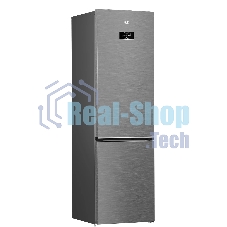 Холодильник с морозильником Beko B3RCNK405HDX серебристый
