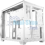 Компьютерный корпус Bloody BD-CC108 белый без БП mATX 9x120мм 2xUSB 3.0 audio bott PSU