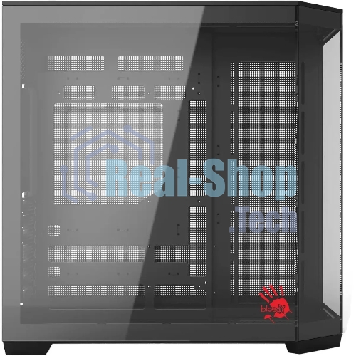 Компьютерный корпус Bloody BD-CC109 черный без БП ATX 10x120мм 2xUSB3.0 audio