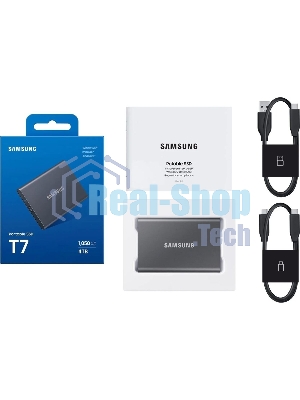 Внешний SSD Samsung T7 Shield, 4TB, USB 3.2 Gen 2 Type-C, R/W 1050/1000, черный