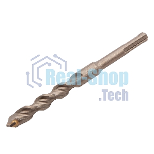 Бур по бетону Denzel двойная спираль, Cobalt W-tip, 16x160 мм, SDS PLUS