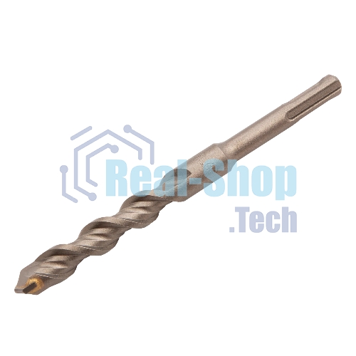 Бур по бетону Denzel двойная спираль, Cobalt W-tip, 16x160 мм, SDS PLUS