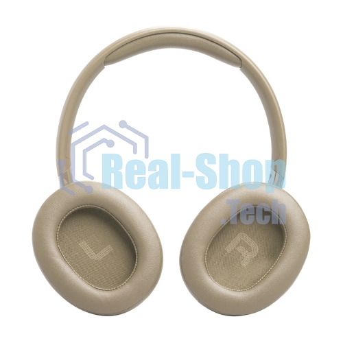 Беспроводные/проводные наушники JBL Tune 730BT бежевый, полноразмерные, Bluetooth + проводной, быстрая зарядка