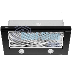 Встраиваемая вытяжка Korting KHP 6617 GN черный/черный