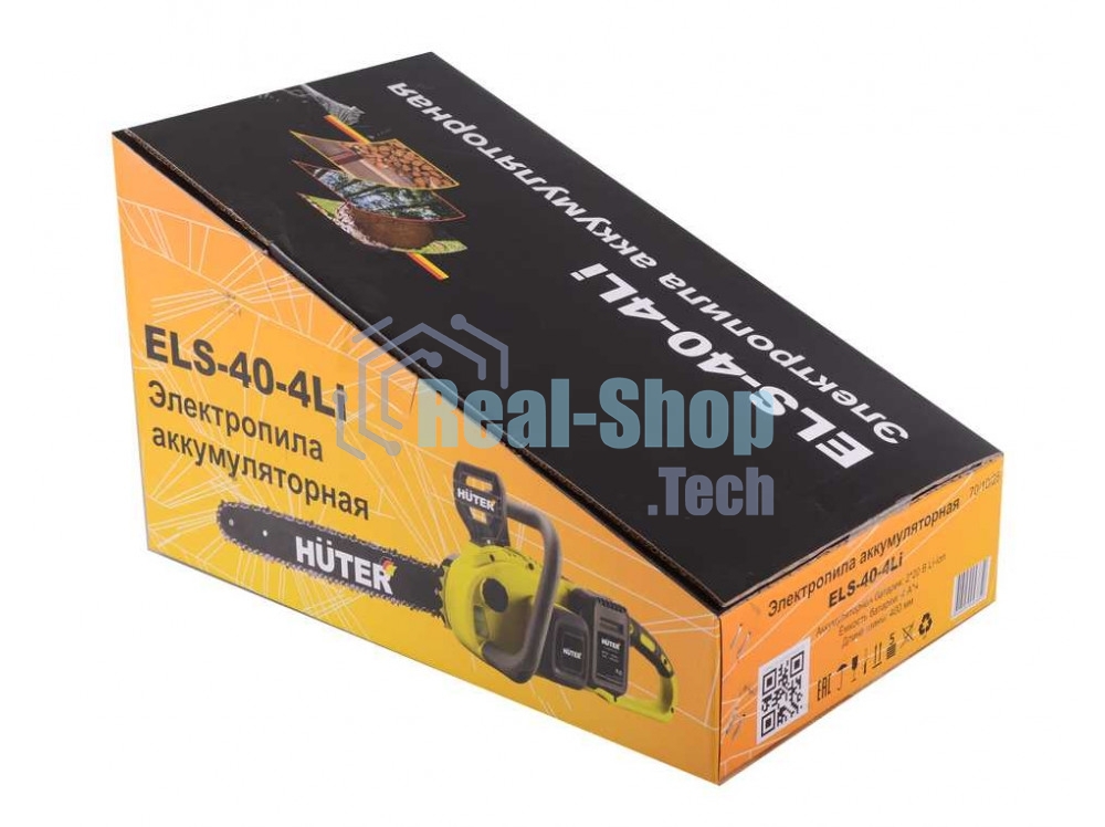 Электрическая цепная пила Huter ELS ELS-40-4 Li дл.шины:16