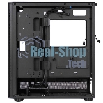 Компьютерный корпус PCCooler IE200 BK, Tempered Glass Full Tower, черный, TG, SPCC, 1x120мм ARGb E-ATX, ATX, mATX, mITX 180/380/220мм 4x2.5