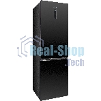 Холодильник DeLonghi DCS 19NFI NB DAMIANO черный двухкамерный 230/100л морозилка снизу, No Frost