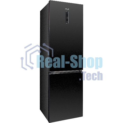 Холодильник DeLonghi DCS 19NFI NB DAMIANO черный двухкамерный 230/100л морозилка снизу, No Frost