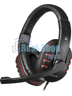Гарнитура Defender Warhead G-160 чёрный, проводная