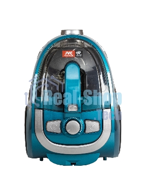 Пылесос JVC JH-VC401 бирюзовый/серый, 320/1800 Вт, уборка сухая, пылесборник контейнер 2,5 л.