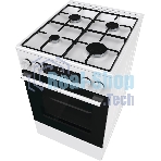 Плита комбинированная Gorenje GK5C60WJ белый, конфорок 4 газовых, духовка 62 л, 50 см x 85 см x 59.4 см
