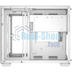 Компьютерный корпус Bloody BD-CC108 белый без БП mATX 9x120мм 2xUSB 3.0 audio bott PSU