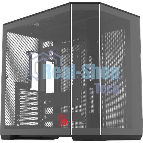 Компьютерный корпус Bloody BD-CC109 черный без БП ATX 10x120мм 2xUSB3.0 audio