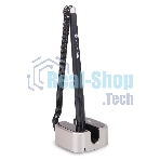Ручка гелевая Deli E6797black черный, d=0.7мм, черные чернила, на подставке, линия 0.55мм