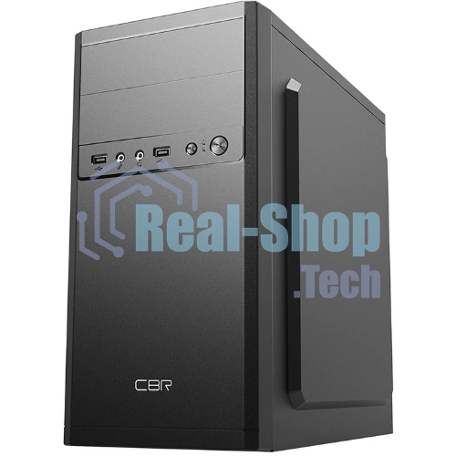 Компьютерный корпус CBR RD873, без БП, mATX Minitower 2хUSB 2.0, HD Audio+Mic, кабель питания 1.2м, черный PCC-MATX-RD873-WPSU