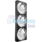 Вентилятор для корпуса Case Cooler NZXT F360 RGb Core (120x120x25мм, 4-pin PWM, RGb, 75.12CFM, 30dBA, 2400RPM, Black, Single-Frame RGb Fan Unit)