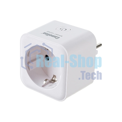 Умная розетка Camelion BNS/SH-1/16A/WIFI (Розетка одинарная 16A 3680В, WiFi+ Счетчик+Контроль)