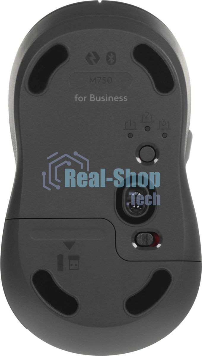 Комплект клавиатура+мышь Logitech MK950 беспроводной, USB, графитовый/чёрный