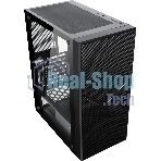 Компьютерный корпус Accord 3501 черный без БП ATX 2xUSB 2.0 1xUSB 3.0 1xUSB3.1 audio bott PSU