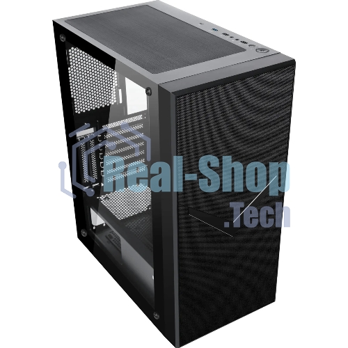 Компьютерный корпус Accord 3501 черный без БП ATX 2xUSB 2.0 1xUSB 3.0 1xUSB3.1 audio bott PSU