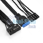 Компьютерный корпус Minitower ExeGate QA-412U-UNS500 (mATX, БП UNS500 с вент. 12см, 2хUSB+2хUSB 3.0, аудио, черный)