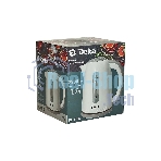 Чайник электрический Delta DL-1106 белый с серым