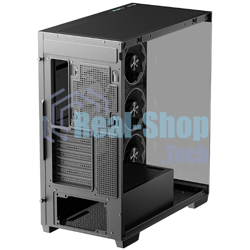 Компьютерный корпус Deepcool CG580 4F V2 без БП, боковое окно (панорама), 4x120мм ARGB PWM вентилятора, черный, ATX (R-CG580-BKADA4-G-2)