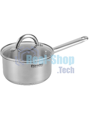 Ковш Rondell Point RDS-1309 1.4 л. d=16 см (с крышкой) стальной