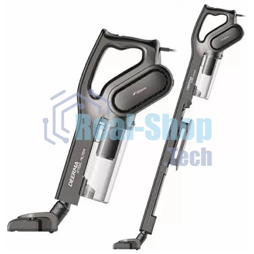 Пылесос вертикальный DEERMA Combo DX700S серый/черный, питание от сети, 210 Вт, уборка сухая, пылесборник 0.8 л