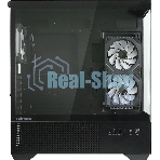 Компьютерный корпус ZALMAN CHRONIX V2, ATX, BLACK, WINDOW, 1xCombo (3.5’’ or 2.5’’), 1x3.5’’HDD, 2x2.5’’SSD, 1xUSB2.0, 1xUSB3.0, 1xUSB Type-C, SIDE 2x120мм ARGB, REAR 1x120мм ARGB