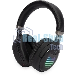 Беспроводные/проводные наушники Digma BT-16 черный, накладные, Bluetooth + проводной, складная конструкция, до 10 ч
