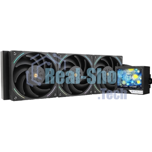 Система жидкостного охлаждения Thermalright Mjolnir Vision 360 ARGB Soc-AM5/AM4/1151/1200/2066/2011/1700 черный 4-pin 27dB Al LCD Ret (M-VISION-360-BL-ARGB)