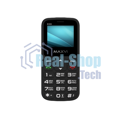 Мобильный телефон Maxvi B100i черный