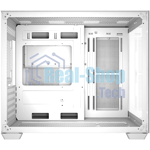 Компьютерный корпус Bloody BD-CC108 белый без БП mATX 9x120мм 2xUSB 3.0 audio bott PSU